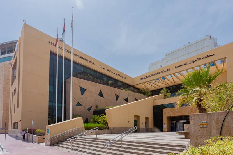 A new court in Dubai will be dedicated to looking into inheritance cases. Photo: Dubai Courts